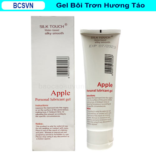 Gel Bôi Trơn Hương Táo 100ml